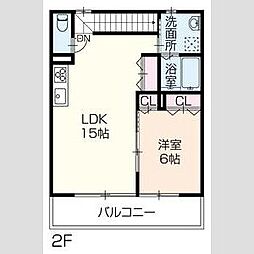 間取図画像 1LDK