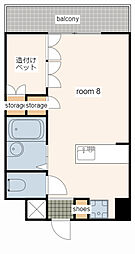 ロッキーコートナカヤ 6階