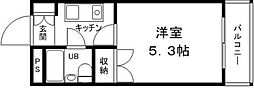 グリーンハイツ南駅前 1Kの間取図画像