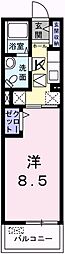 アクロポリス5 1Kの間取図画像