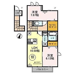 エスポワールひかりが丘 B 2階