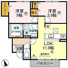 物件の間取り