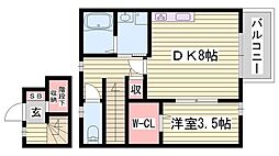 コンフォート大谷A 2階/202
