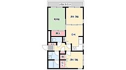 アルコラカーサ姫路土山 3LDKの間取図画像