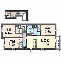 アトリオ 3LDKの間取図画像