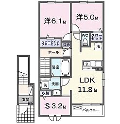メゾングレーヌ東觜崎駅前A 2階/205