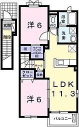 グランドソレイユII番館 2階