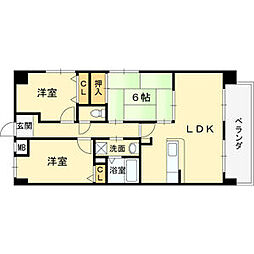 パストラル青山 3LDKの間取図画像