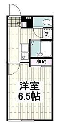 レオパレスコーポエバラ 1Kの間取図画像