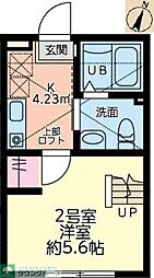 陽だまりテラス～縁～さがみ野 1Kの間取図画像