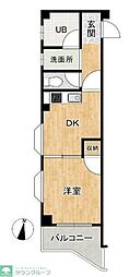 マイ・コーポ南 1DKの間取図画像