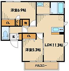 物件の間取り