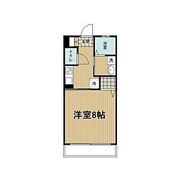 サニーガーデン 1Kの間取図画像