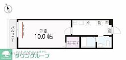 QUIET CRAB HOUSE 西谷(仮) 1Kの間取図画像