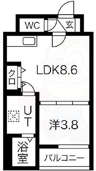 大阪府堺市堺区海山町１丁(賃貸アパート1LDK・3階・30.27㎡)の写真 その2