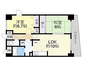 大阪府堺市堺区鉄砲町（賃貸マンション2LDK・4階・54.60㎡） その2