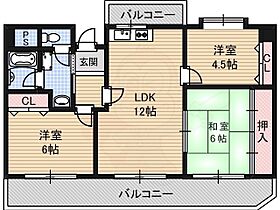 コンフォート・トキワ  ｜ 大阪府堺市北区常磐町３丁（賃貸マンション3LDK・3階・66.36㎡） その2