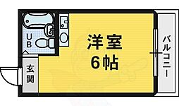 リバーヒル堺 ワンルームの間取図画像