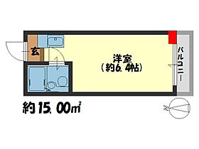 船岡山ハイツ 401 ｜ 京都府京都市北区紫野東野町（賃貸マンション1R・4階・15.00㎡） その2