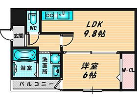 フジパレス長瀬公園  ｜ 大阪府東大阪市横沼町1丁目15-16（賃貸アパート1LDK・2階・40.08㎡） その2