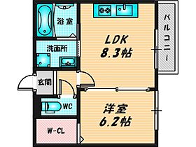 ライラック  ｜ 大阪府東大阪市若江本町4丁目5-12（賃貸アパート1LDK・2階・35.00㎡） その2