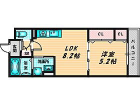 クリエオーレ菱江IV  ｜ 大阪府東大阪市菱江6丁目3-18（賃貸アパート1LDK・3階・32.79㎡） その2