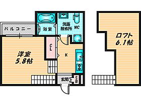 ドゥエマーニ楠根  ｜ 大阪府東大阪市楠根2丁目10-11（賃貸アパート1R・2階・21.00㎡） その2