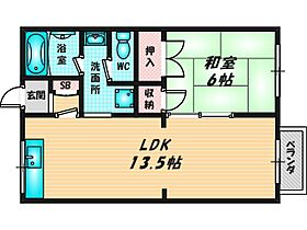 アイケイハイツ高井田A棟  ｜ 大阪府東大阪市高井田6-4（賃貸アパート1LDK・2階・40.00㎡） その2