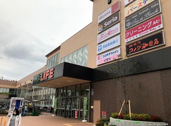 画像29:【スーパー】ライフ八戸ノ里店まで592ｍ