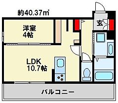 サンヒルズ 103 ｜ 福岡県北九州市小倉北区泉台１丁目12-20（賃貸アパート1LDK・1階・40.37㎡） その2