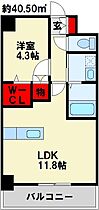 アドヴァンスコート中井 803 ｜ 福岡県北九州市小倉北区中井口8-22（賃貸マンション1LDK・8階・40.50㎡） その2