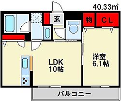 casa hotei 102 ｜ 福岡県北九州市若松区宮丸１丁目5-21（賃貸マンション1LDK・1階・40.33㎡） その2