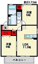 フィルコートM 202 ｜ 福岡県北九州市戸畑区正津町5-10（賃貸アパート2LDK・2階・53.72㎡） その2