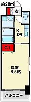セトル.イン鳳 808 ｜ 福岡県北九州市小倉北区室町２丁目7-12（賃貸マンション1K・8階・28.00㎡） その2