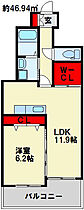 福岡県北九州市小倉北区室町２丁目（賃貸マンション1LDK・12階・46.94㎡） その2