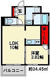間取図画像 1LDK