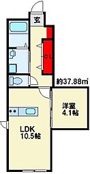 間取図画像 1LDK