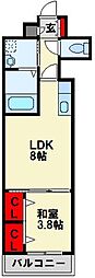 サンクレシア戸畑駅前 1LDKの間取図画像