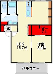 ヒルサイド都 2階/202