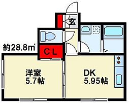 JR鹿児島本線 西小倉駅 徒歩3分 2階/-