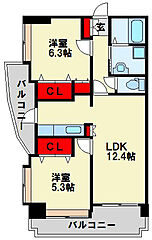 物件の間取り