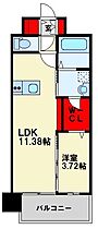 福岡県北九州市八幡東区荒生田３丁目（賃貸マンション1LDK・2階・40.37㎡） その2