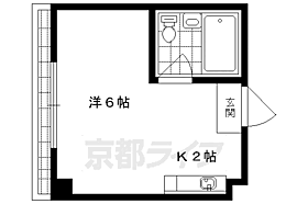 青木マンション 405 ｜ 京都府京都市左京区東丸太町（賃貸マンション1R・4階・13.00㎡） その2