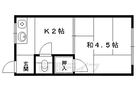 あすか荘 206 ｜ 京都府京都市左京区一乗寺築田町（賃貸アパート1K・2階・10.00㎡） その2