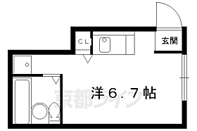 スズランハイツ 201 ｜ 京都府京都市左京区下鴨東高木町（賃貸アパート1R・2階・17.50㎡） その2