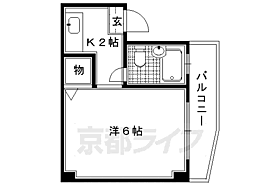 ハイツ紫明 302 ｜ 京都府京都市北区出雲路松ノ下町（賃貸マンション1K・2階・16.43㎡） その2