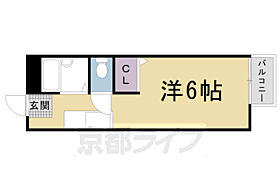 京都府京都市右京区嵯峨天龍寺造路町（賃貸アパート1K・1階・20.46㎡） その2