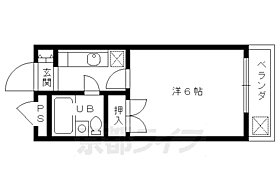 京都府京都市右京区嵯峨広沢南下馬野町（賃貸マンション1K・3階・18.36㎡） その2