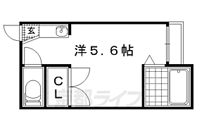 京都府京都市北区等持院東町（賃貸アパート1K・2階・16.00㎡） その2