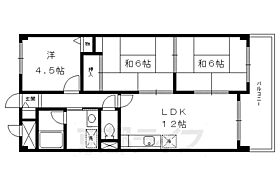 京都府京都市右京区梅津上田町（賃貸マンション3LDK・3階・60.81㎡） その2